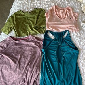 Workout tops. Small. Nike/fabletics/champion